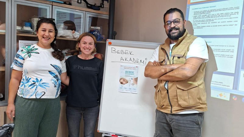 GEBE OKULU VE BEBEK AKADEMİSİ EĞİTİMLERİ SÜRÜYOR