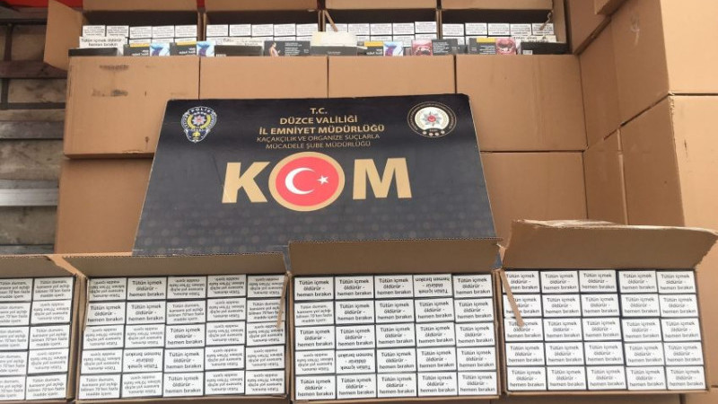 DÜZCE'DE KAÇAKÇILARA GÖZ AÇTIRILMIYOR 