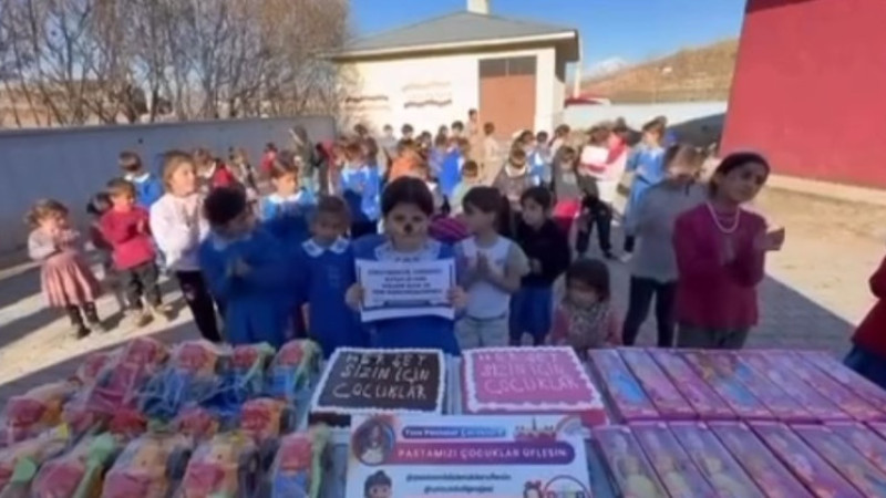 MÜDÜR ÖZER’DEN KÜÇÜK  ÇINAR’A YÜREKTEN TEŞEKKÜR 