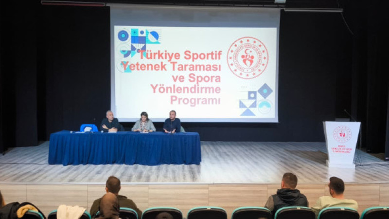 SPORTİF YETENEK TARAMASI ÖĞRENCİLERİ İÇİN VELİ TOPLANTISI GERÇEKLEŞTİRİLDİ