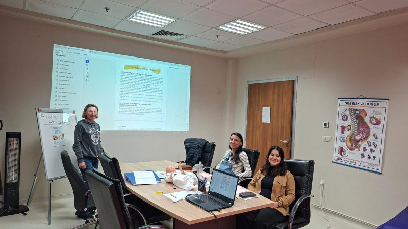 GEBE OKULU EĞİTİMLERİ SÜRÜYOR