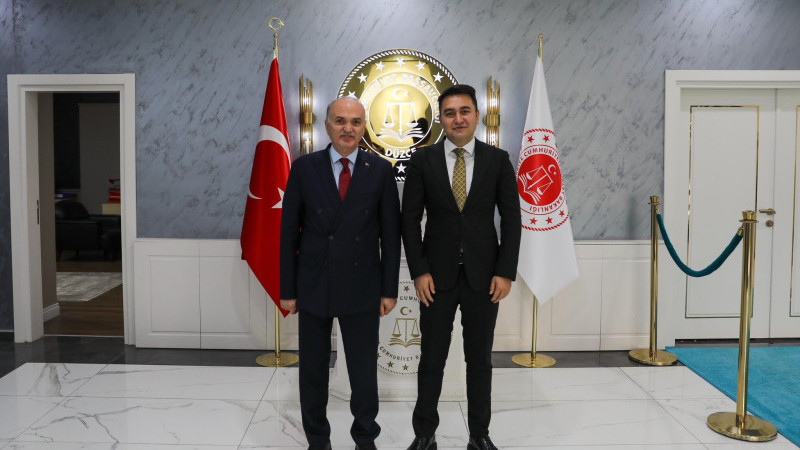 BAŞKAN ÖZLÜ, BAŞSAVCI EMRE İLE BİR ARAYA GELDİ