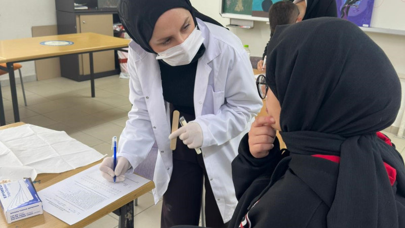 ÖĞRENCİLERE SAĞLIK TARAMASI