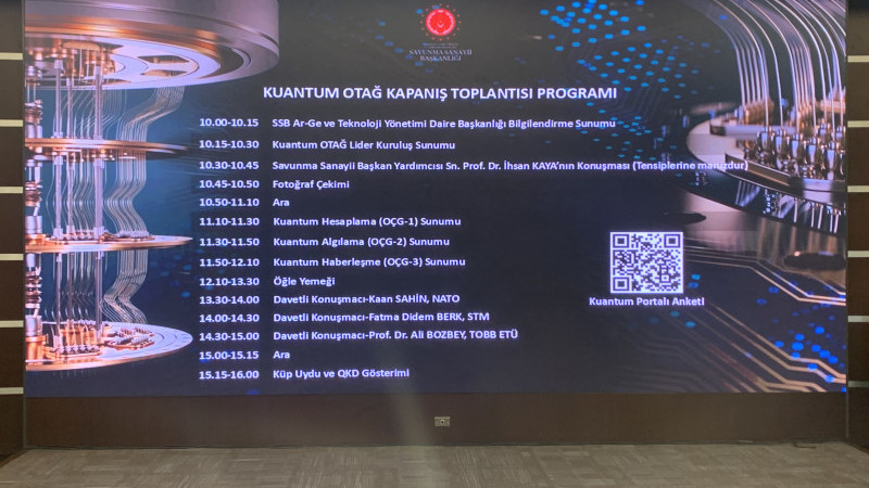 DÜ KUANTUM TEKNOLOJİLERİ KAPANIŞ  TOPLANTISI’NA KATILIM SAĞLADI