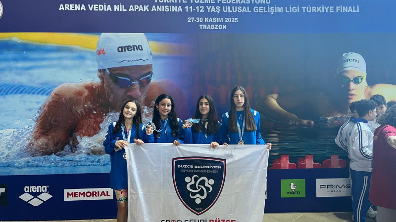 DÜZCELİ 4 SPORCU YÜZME TÜRKİYE FİNALLERİNDE MÜCADELE ETTİ
