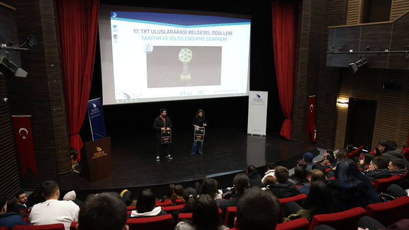 DÜZCE ÜNİVERSİTESİ’NDE BELGESEL ÖDÜLLERİ TANITIMI