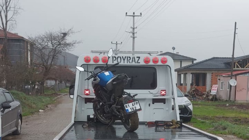 CUMAYERİ’NDE MOTOSİKLET DENETİMİ