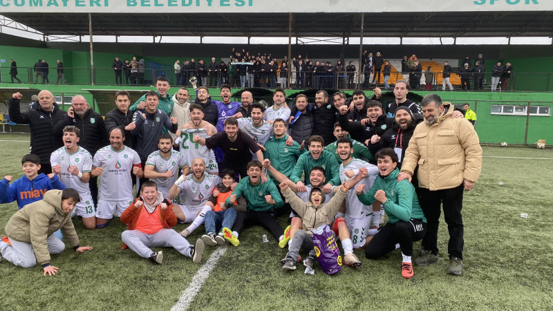 CUMAYERİ BELEDİYESPOR DEPLASMANDA KAYBETTİ