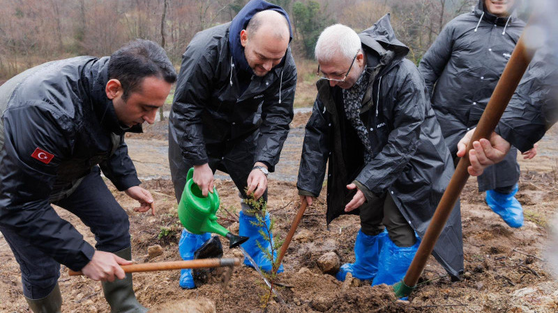 MÜSİAD 10 BİN FİDANI TOPRAKLA BULUŞTURDU