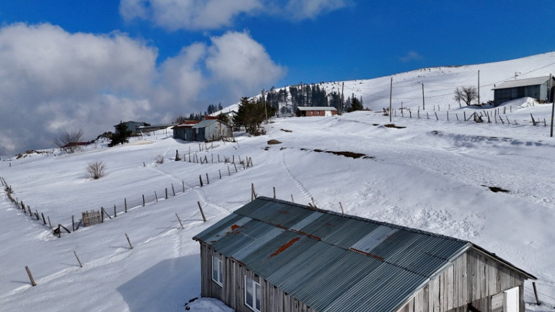 KARDÜZ’DE KAR MANZARASI