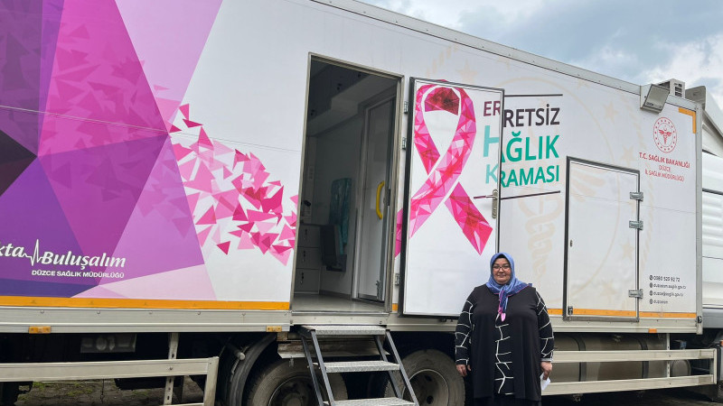 ÜCRETSİZ KANSER TARAMASI YAPILDI