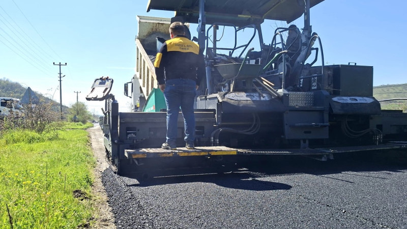ASFALT ÇALIŞMASI TAMAMLANDI