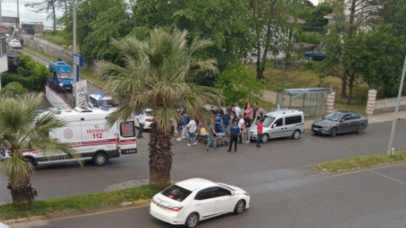 MOTOSİKLET SÜRÜCÜSÜ YARALANDI
