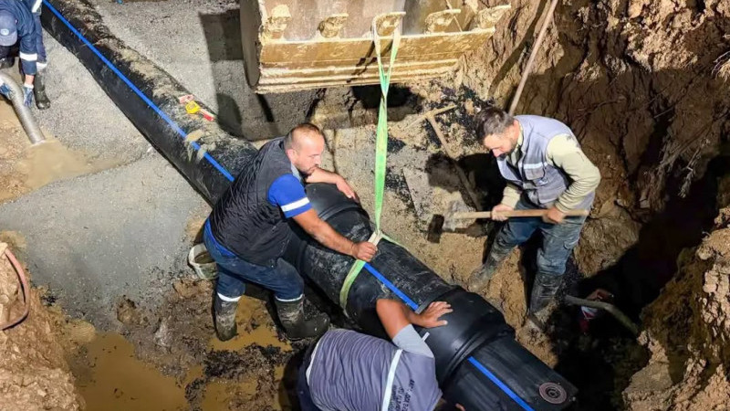 AKÇAKOCA’DA ANA İSALE HATTI ALARM VERİYOR