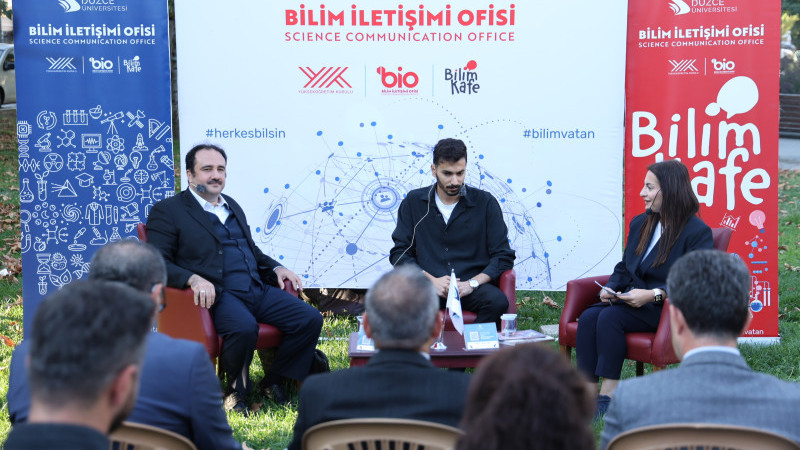 DÜZCE ÜNİVERSİTESİ “GAZZE İÇİN BİLİM KAFE” ETKİNLİKLERİNE DEVAM EDİYOR
