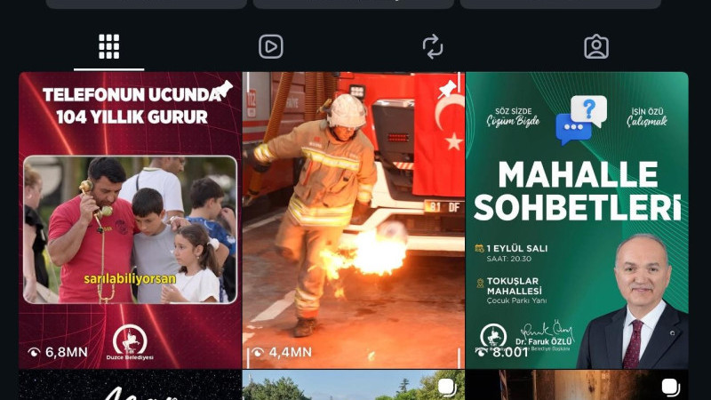 DÜZCE BELEDİYESİ TÜRKİYE BİRİNCİSİ OLDU