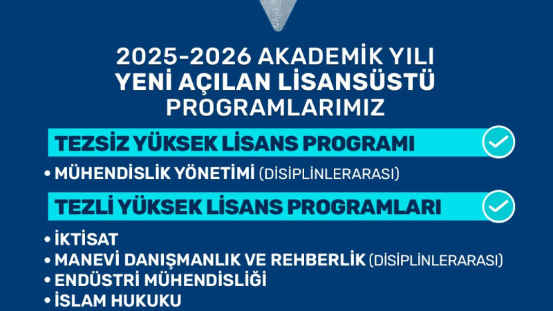 DÜ’DE 7 YENİ LİSANSÜSTÜ PROGRAM AÇILDI