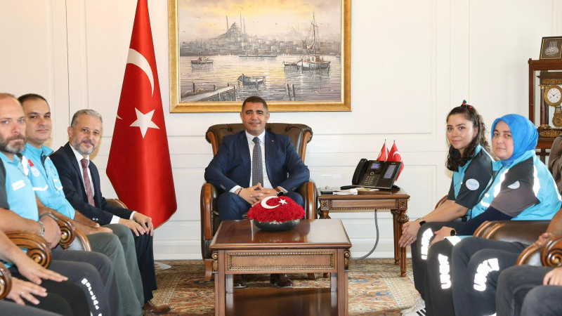 UMKE HEYETİ VALİ ASLAN’I ZİYARET ETTİ 