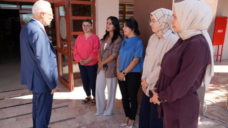 ASLANTÜRK, ÖĞRENCİ YURTLARINI ZİYARET ETTİ