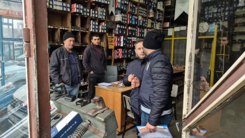 ‘ESKİ SANAYİ’DE TEBLİGATLAR BAŞLADI