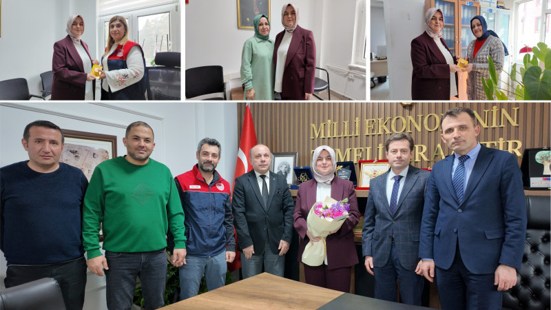 İL MÜDÜRÜ UZUN’DAN PERSONELE 8 MART ZİYARETİ