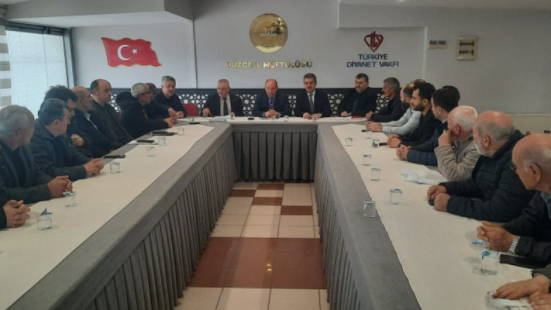 İBADETE AÇILAN CAMİLERİN DURUMU DEĞERLENDİRİLDİ